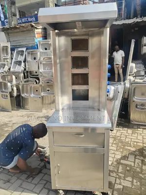 Foreign Used Commercial Stainless Steel Gas Shawarma Machine