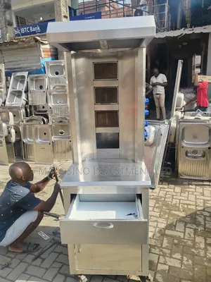 Foreign Used Commercial Stainless Steel Gas Shawarma Machine