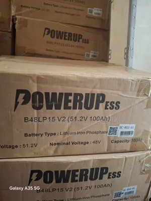 5kwh/51.2v Powerup Lithium-Iron Phosphate Energy Solar Battery