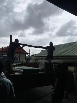 Delivery to Agbara(Pale Green Oven Baked Aluminum Roofing Sheet)