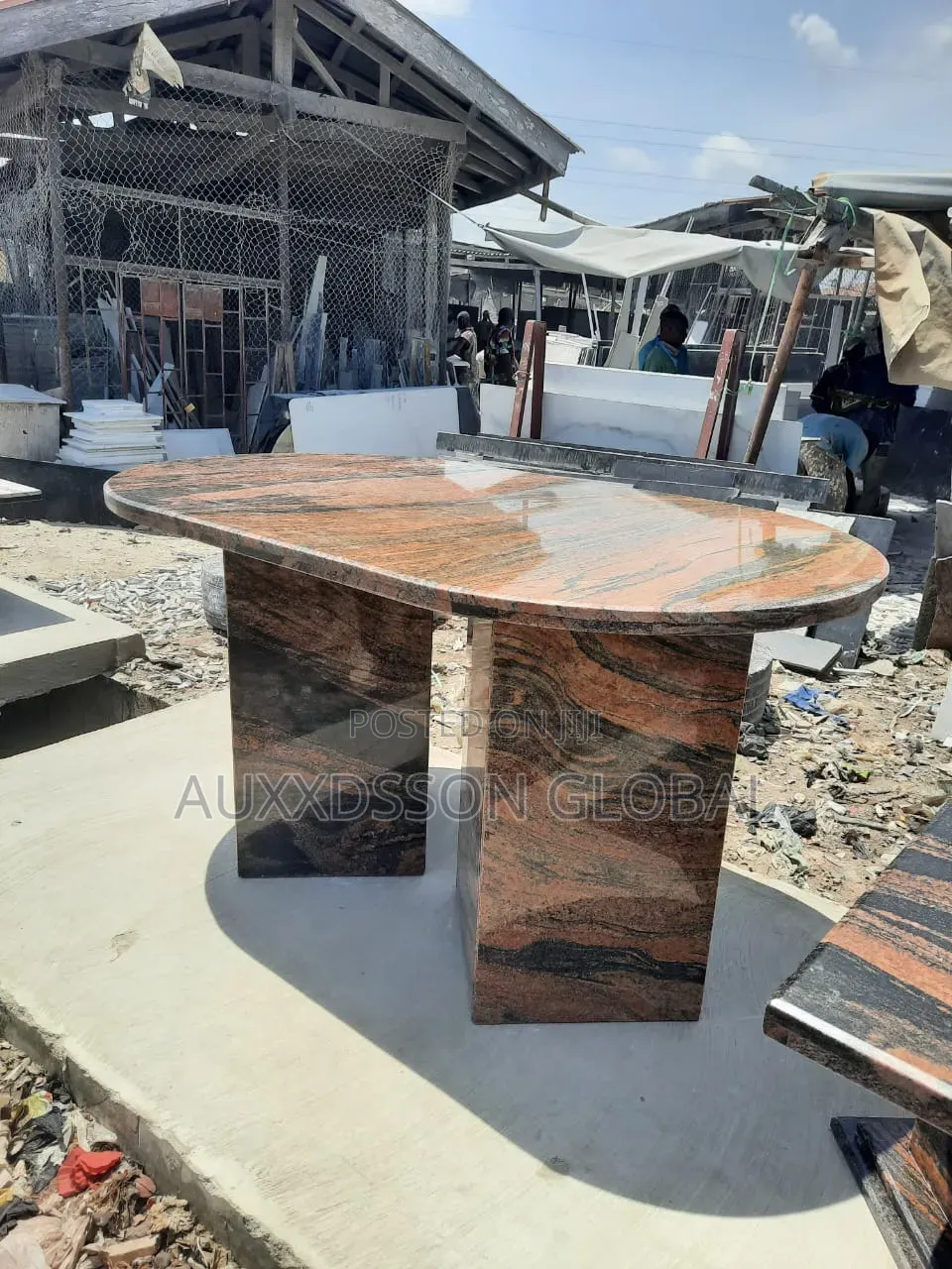 Ivory Red Granite Slabs
