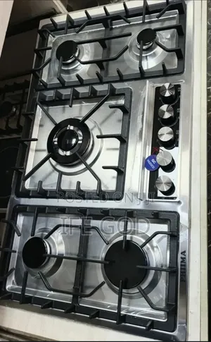 Original Phiima 90cm Built-in 5 Burners Gas Hob Stainless Steel Silver