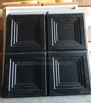 Quality Black Color 3d PVC Panel,Good for Interior Wall and Tv Console