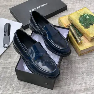 Original Dolce Gabbana Patent Loafers Shoes