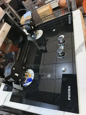 Original Phiima Built-in Flips Up 2 Burner With Timer Safety Devices