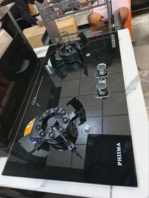 Original Phiima Built-in Flips Up 2 Burner With Timer Safety Devices