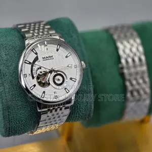 Mark Fairwhale Quality Luxury Men Chain Strap Wristwatch