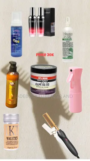 Hawaiian Silky,Curl La La,Hot Comb,Lotta Body,Louidas