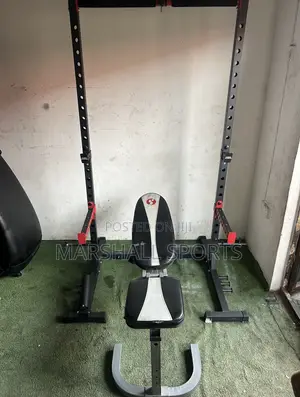 Commercial Squat Rack With Land Mine,Pull Up Bar and Incline Bench