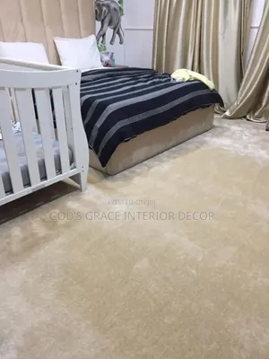 Cream Gold Colour Wall to Wall Rug Turkish High Quality