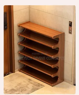 Modern Wooden Shoe Rack Bamboo