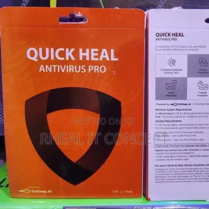 Quick Heal Anti-virus Key 1user