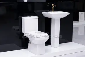 Athens P-Trap Toilet – Dual-Flush, Self-Cleaning, Silent Seat