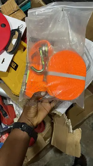 Heavy-Duty Ratchet Tie Down Strap Set