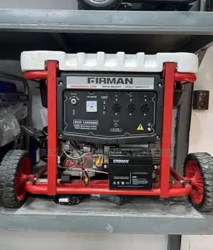 Original New Model 10kva Firman Black and Red Design Petrol Generator