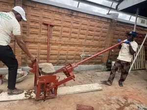 Floor Paving Brick Machine -Single Hexagonal Shaped .