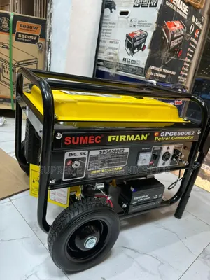 New Sumec Firman Spg6500e2 4.8kva 100% Copper Generator {Can Power Ac}