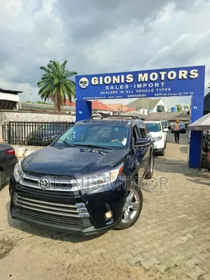Toyota Highlander Limited V6 4x2 (3.5L 6cyl 6A) 2016 Black