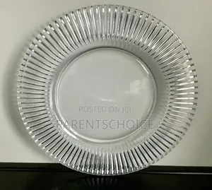 Glass Plates, 7.5 Inch Fruit, Dessert, Salad, Charger Plate- 50pcs