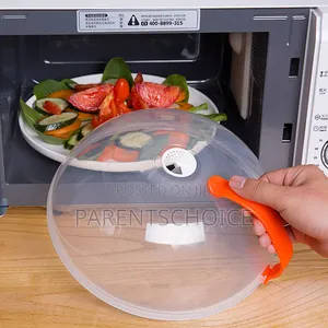 Transparent Microwave Cover With Rotatable Vent