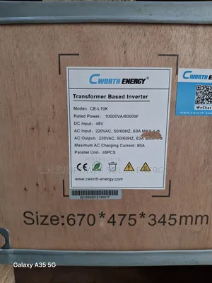 10kva/48v Cworth None-Hybrid Solar Inverter