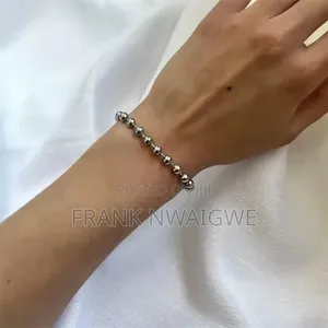 Punk Y2k Ball Beads Steel Unisex Trendy Bracelets