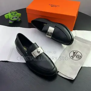 Hermes Quality Luxury Men Cooperate Shoe