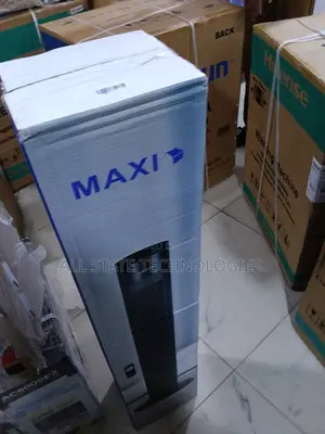 Maxi 40" Black Tower Fan – Smooth Oscillation, New