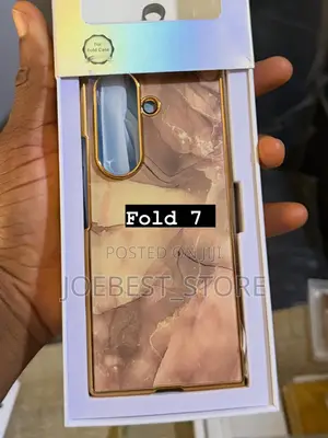Samsung Galaxy Zfold 7 Marble Case With Front Glass