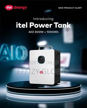 Itel Power Tank, All-in-One Solar System 1000kilowatts, Plug Play