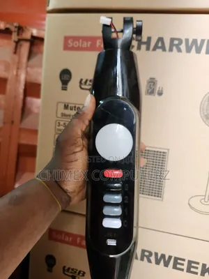 Charweek Solar Rechargeable Fan Without Remote