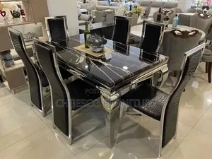 High Quality Marble Dining Table by 6 Seater