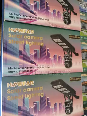 Solar Camera Street Light