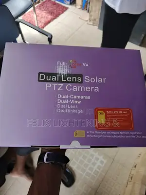 Dual Lens Solar PTZ Camera