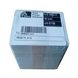 Zebra Premier PVC Cards (104523-111) – 500 Units