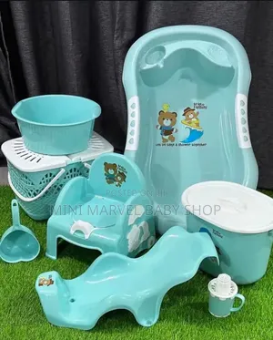 Bear Family Bath Set 