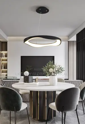 Simple Round Chandelier Light