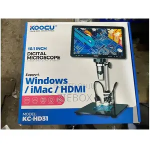 Koocu 10.1 Digital Microscope 1080p Hd LCD, Soldering and Inspection