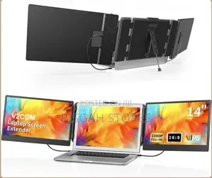 V2com Triple Laptop Screen Extender 14'' S2
