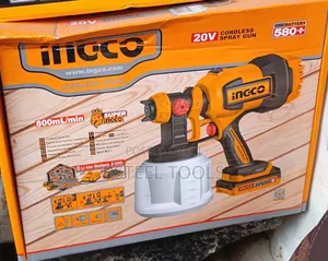 Ingco 20v Cordless Spray Gun – Portable Smooth Paint Sprayer