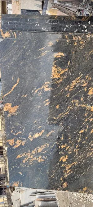 Quality Granite Slabs (Gangsaw) Black/Gold