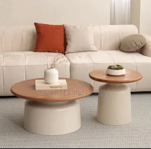 Wooden Top Round Cooperate Table