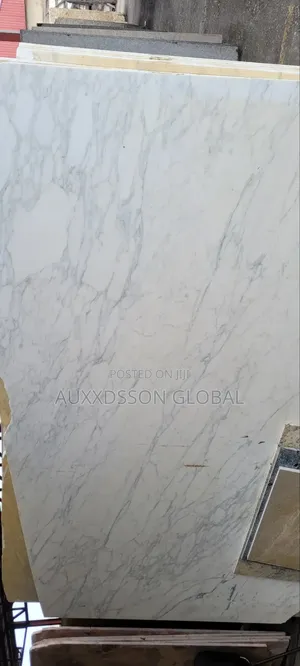 Italian White Statuario Marble Slabs (A-Grade)