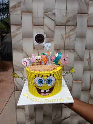Spongebob Themed Cake