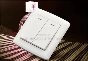 The Item Is a White 2-Gang 2-Way Bristal Wall Switch