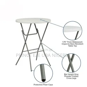 High Foldable Plastic Table