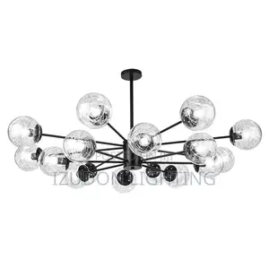 12 Glass Chandelier Light