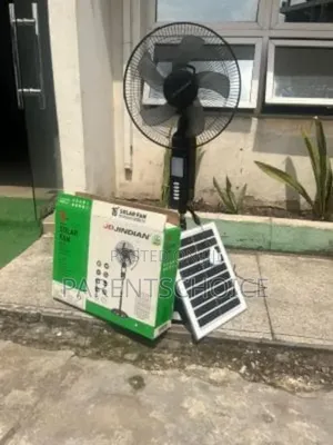 Jd Jindian 16-Inch Ac/Dc Rechargeable Standing Solar Fan