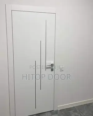 Hitops HDF Door Perfect White in Colour With Frame and Architrave