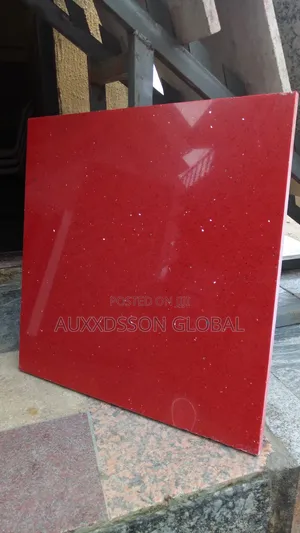 Quality Quartz Tiles 70cm X 70cm X 12mm (Red)